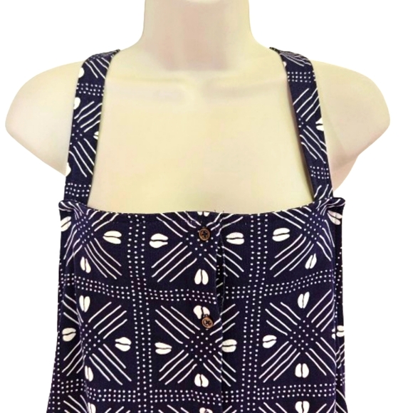 ade + ayo Purple/White Multi-Color Geometric Print Jumpsuit, Size XXL - Picture 5 of 15